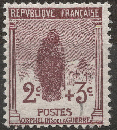 Timbre france année 1917 - france, 1917/18