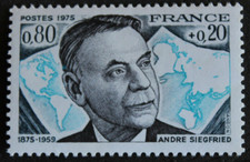 Timbre - FRANCE - André SIEGFRIED - 1975 - Neuf ** - YT1858