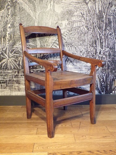 Fauteuil lorrain bois - fauteuil,