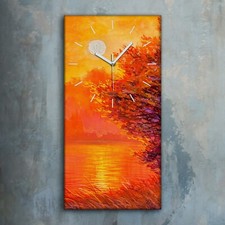 Horloge décorative sur toile