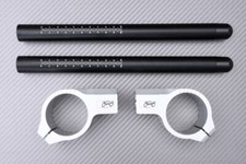 Paire de Bracelets Demi Guidons Standard Noir-Alu 48mm HONDA CBR 600RR 2009-2012