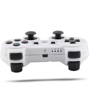 Manettes Génériques sans fil Bluetooth Compatible PS3 Blanche