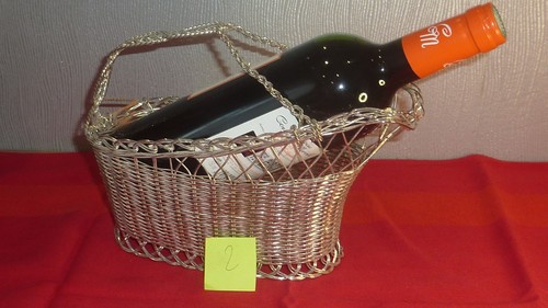 Présentoir vin panier - présentoir,
