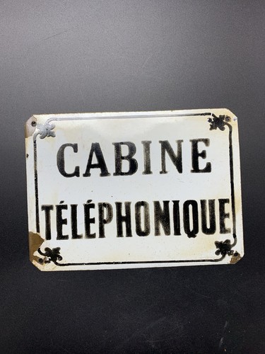 Ancienne plaque émaillée - ancienne,