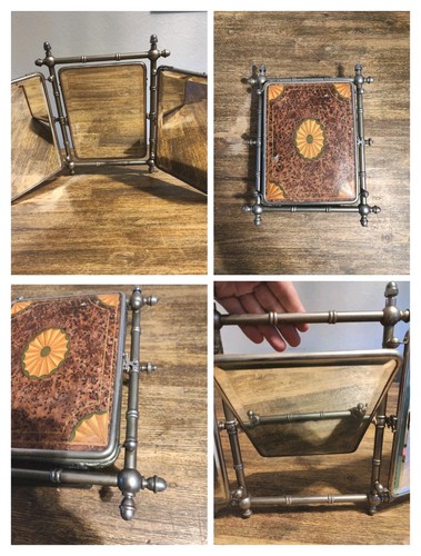 Miroir triptyque art nouveau - triptyque,