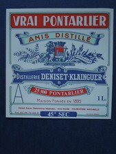 Etiquette Ancienne Anis