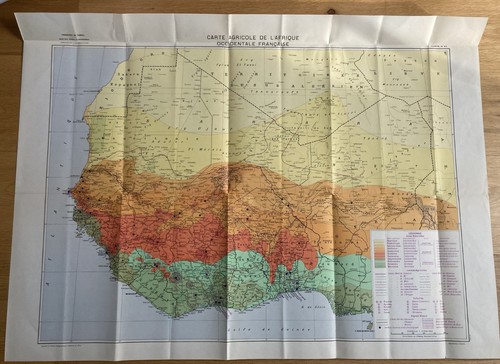 Carte geographique agricole - agricole, de