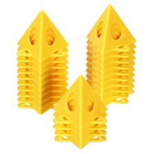 Peinture Supports, 24 Set Cône Peinture Supports pour Toile Porte Armoire, Jaune