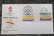 062 Paises Olimpicos 1992 - ALBERVILLE/BARCELONA-PJ-FDC Jeux Olympiques 1992