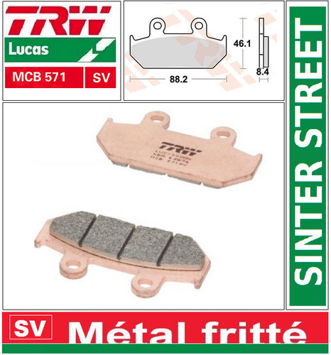 Plaquettes frein avant trw - frein,