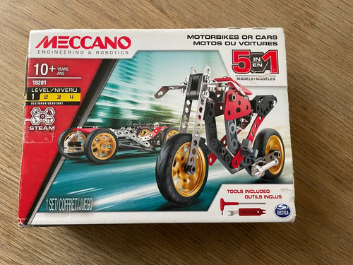 Meccano moto voiture en 1 - en,