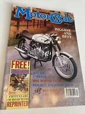 Classic Motorcycle avril 1991 Velocette BSA Norvin Douglas moteur JAP etc ...