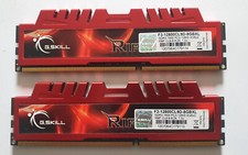Barrettes Mémoire GSKILL RIPJAWS 8Go 8GB 4GoX2 RAM DDR3 PC12800 1600 CL9