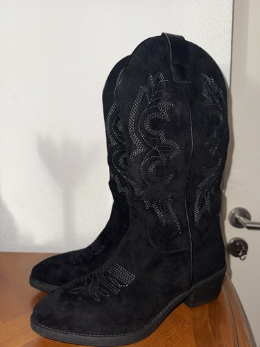 Bottes western suédine - bottes,