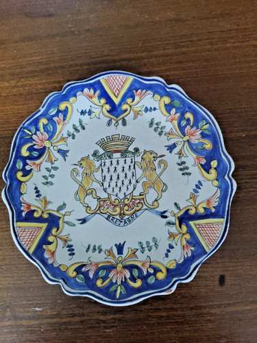Ancienne assiette faience - ancienne,