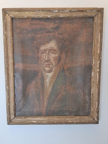 Portrait homme huile - portrait, sur