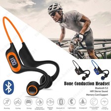 Écouteurs sans fil à conduction osseuse Casque Bluetooth 5.3 Écouteurs étanches