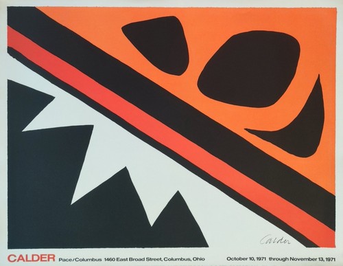 Calder affiche originale - calder,