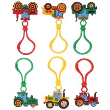  6 Pcs Porte Clé De Tracteur