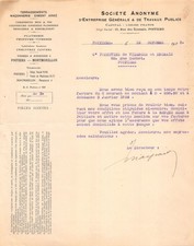 1925 TERRASSEMENTS MACONNERIE E D ENTREPRISE GENERALE ET DE TRAVAUX PUBLICS A