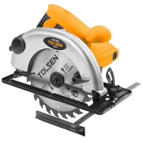 Scie circulaire 1300w - scie, tolsen