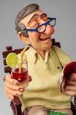 FO85540    FIGURINE METIER LE  RETRAITE  COLLECTION FORCHINO  THE RETIREE 31CM