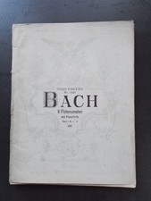 PARTITION  ANCIENNE - JS BACH