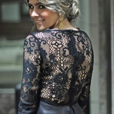 Robe Peplum En Cuir Zara