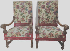 paire de fauteuils style