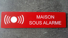 Plaque gravée maison sous - plaque, gravée"