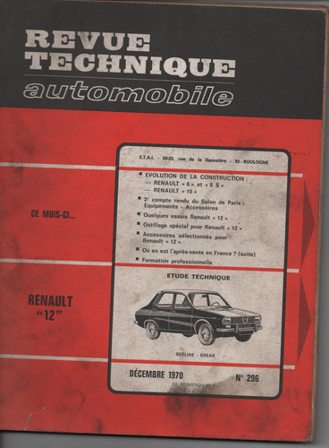 Renault r12 berline r1170 - 12,