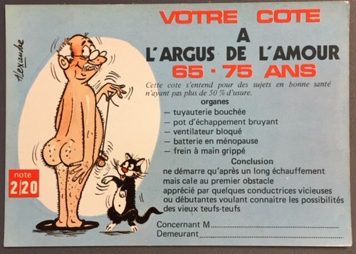 Carte postale humoristique - postale,
