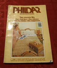 catalogue PHILDAR ancien décoration couvre lit abat jour bordures