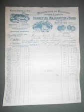 ancienne facture pannetier Mauboussin diard La Flèche Sarthe galoches sabots