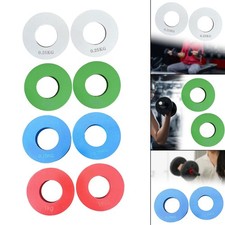 2 Pièces Disque Poids Musculation Barbell Micro Plaque Caoutchouc Acier