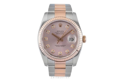 Rolex datejust acier - 36, acier/or