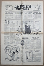 Le CANARD ENCHAINE numéro