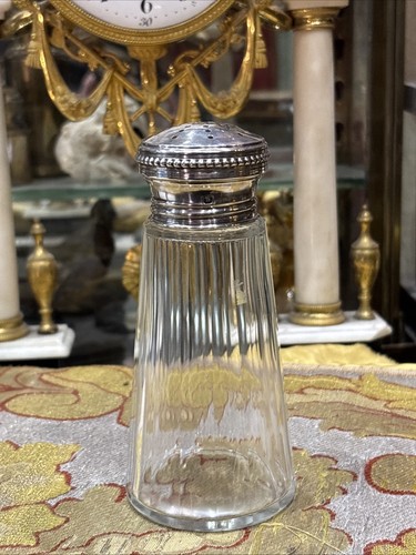 Ancien sucrier bouchon argent - ancien,