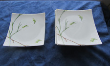 6 coupelles en porcelaine limoges Médard de Noblat Oxygène jardin de flore