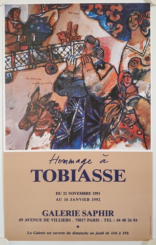 Affiche hommage tobiasse - affiche, à
