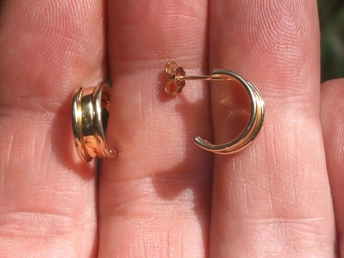 Belles petites boucles anneaux - boucles,