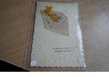 Fantaisie. n°53077. brodée.sainte catherine.tissus