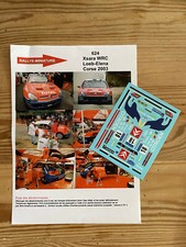 DECALS 1/43 CITROEN XSARA