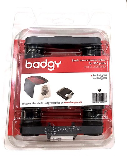 Evolis badgy100 200 black - evolis, &