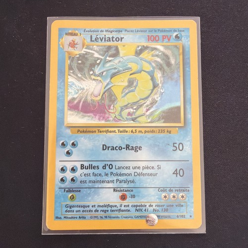 Carte pokémon léviator - carte,
