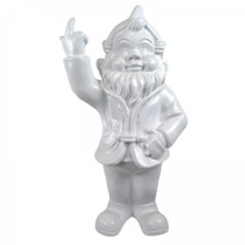 Statue en résine nain doigt