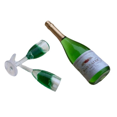Dollhouse bottle cup set - bottle,