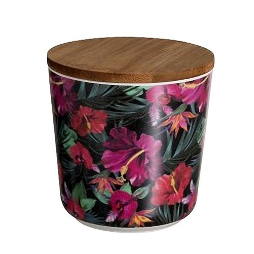 Pot bambou fleurs - pot,