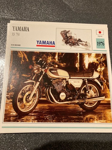 Carte fiche moto collection - carte,