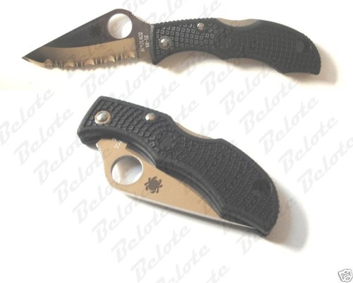 Spyderco ladybug black handle - ladybug,